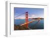 North America, USA, America, California, San Francisco, Dusk over the Golden Gate bridge and San Fr-Jordan Banks-Framed Photographic Print