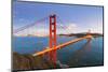 North America, USA, America, California, San Francisco, Dusk over the Golden Gate bridge and San Fr-Jordan Banks-Mounted Photographic Print