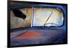 North America, USA, Georgia, Windshield of an Old Rusty Truck-Joanne Wells-Framed Photographic Print