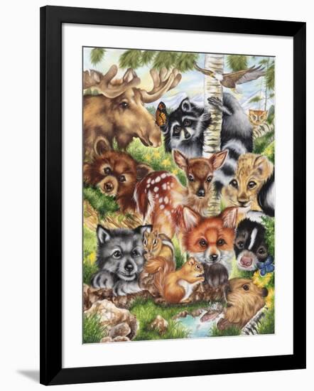 North America-Karen Middleton-Framed Giclee Print