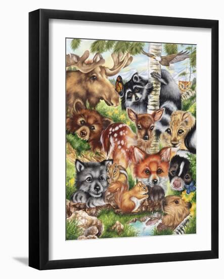 North America-Karen Middleton-Framed Giclee Print