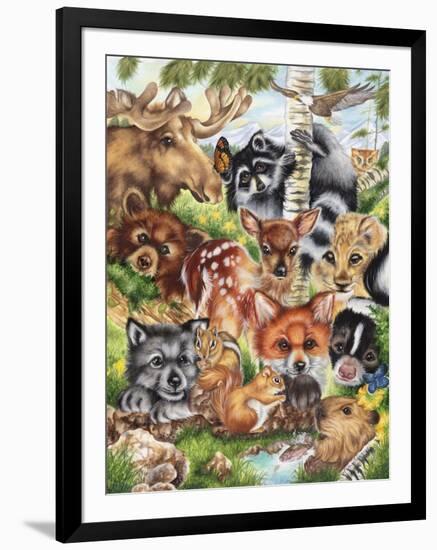 North America-Karen Middleton-Framed Giclee Print