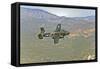 North American B-25G Mitchell Bomber in Flight Near Mesa, Arizona-null-Framed Stretched Canvas
