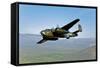 North American B-25G Mitchell Bomber in Flight Near Mesa, Arizona-null-Framed Stretched Canvas