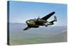 North American B-25G Mitchell Bomber in Flight Near Mesa, Arizona-null-Stretched Canvas