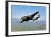 North American B-25G Mitchell Bomber in Flight Near Mesa, Arizona-null-Framed Photographic Print