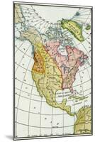 North American Colonies at the Close of the French and Indian War, c.1760-null-Mounted Giclee Print