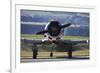 North American Harvard, or T-6 Texan, or SNJ, War Plane-David Wall-Framed Premium Photographic Print