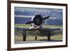 North American Harvard, or T-6 Texan, or SNJ, War Plane-David Wall-Framed Photographic Print