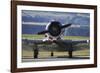 North American Harvard, or T-6 Texan, or SNJ, War Plane-David Wall-Framed Photographic Print