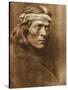 North American Indian, a Zuni Governor-Edward S. Curtis-Stretched Canvas