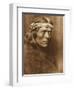 North American Indian, a Zuni Governor-Edward S. Curtis-Framed Premium Giclee Print
