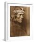 North American Indian, a Zuni Governor-Edward S. Curtis-Framed Giclee Print