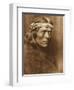 North American Indian, a Zuni Governor-Edward S. Curtis-Framed Giclee Print