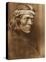 North American Indian, a Zuni Governor-Edward S. Curtis-Stretched Canvas