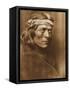 North American Indian, a Zuni Governor-Edward S. Curtis-Framed Stretched Canvas