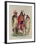 North American Indians, circa 1832-George Catlin-Framed Giclee Print