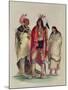 North American Indians, circa 1832-George Catlin-Mounted Giclee Print