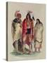 North American Indians, circa 1832-George Catlin-Stretched Canvas