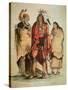 North American Indians-George Catlin-Stretched Canvas