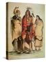 North American Indians-George Catlin-Stretched Canvas