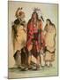 North American Indians-George Catlin-Mounted Giclee Print