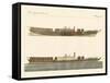 North American Steamboat Trade-null-Framed Stretched Canvas