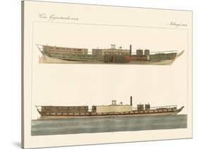 North American Steamboat Trade-null-Stretched Canvas