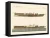 North American Steamboat Trade-null-Framed Stretched Canvas