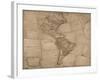 North and South America in its Principal Divisions, London, 1767-John Spilsbury-Framed Premium Giclee Print