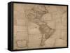 North and South America in its Principal Divisions, London, 1767-John Spilsbury-Framed Stretched Canvas