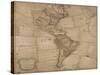 North and South America in its Principal Divisions, London, 1767-John Spilsbury-Stretched Canvas