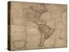 North and South America in its Principal Divisions, London, 1767-John Spilsbury-Stretched Canvas