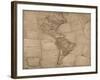 North and South America in its Principal Divisions, London, 1767-John Spilsbury-Framed Giclee Print