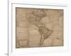 North and South America in its Principal Divisions, London, 1767-John Spilsbury-Framed Giclee Print