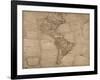 North and South America in its Principal Divisions, London, 1767-John Spilsbury-Framed Giclee Print