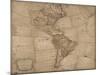 North and South America in its Principal Divisions, London, 1767-John Spilsbury-Mounted Giclee Print