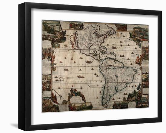 North and South America-null-Framed Art Print