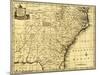 North and South Carolina & Georgia - Panoramic Map-Lantern Press-Mounted Art Print