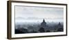 North and South Guni Temples Pagodas and Stupas in Early Morning Mist at Sunrise-Stephen Studd-Framed Photographic Print