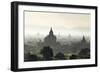 North and South Guni Temples Pagodas and Stupas in Early Morning Mist at Sunrise-Stephen Studd-Framed Photographic Print