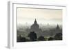 North and South Guni Temples Pagodas and Stupas in Early Morning Mist at Sunrise-Stephen Studd-Framed Photographic Print