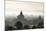 North and South Guni Temples Pagodas and Stupas in Early Morning Mist at Sunrise-Stephen Studd-Mounted Photographic Print