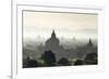 North and South Guni Temples Pagodas and Stupas in Early Morning Mist at Sunrise-Stephen Studd-Framed Photographic Print