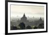 North and South Guni Temples Pagodas and Stupas in Early Morning Mist at Sunrise-Stephen Studd-Framed Photographic Print