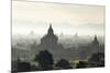 North and South Guni Temples Pagodas and Stupas in Early Morning Mist at Sunrise-Stephen Studd-Mounted Photographic Print