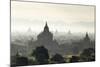 North and South Guni Temples Pagodas and Stupas in Early Morning Mist at Sunrise-Stephen Studd-Mounted Photographic Print