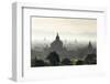 North and South Guni Temples Pagodas and Stupas in Early Morning Mist at Sunrise-Stephen Studd-Framed Photographic Print