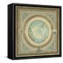 North and South Map II-Elizabeth Medley-Framed Stretched Canvas