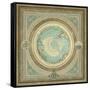 North and South Map II-Elizabeth Medley-Framed Stretched Canvas